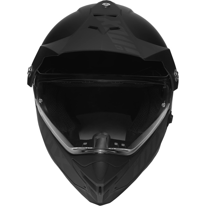 Мотошолом IMX RACING MXT-01 для бездоріжжя, 2 розміри, 3 розміри EPS, скло з UV-фільтром і сонцезахистом, знімна підкладка, чорний матовий, L