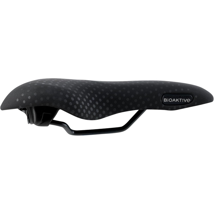 Велосипедне сідло Selle San Marco Bioactive Trekking Gel чорне, замша, унісекс