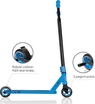 Молодіжний трюковий самокат Globber унісекс Gs 540 Kickscooter One size Blue