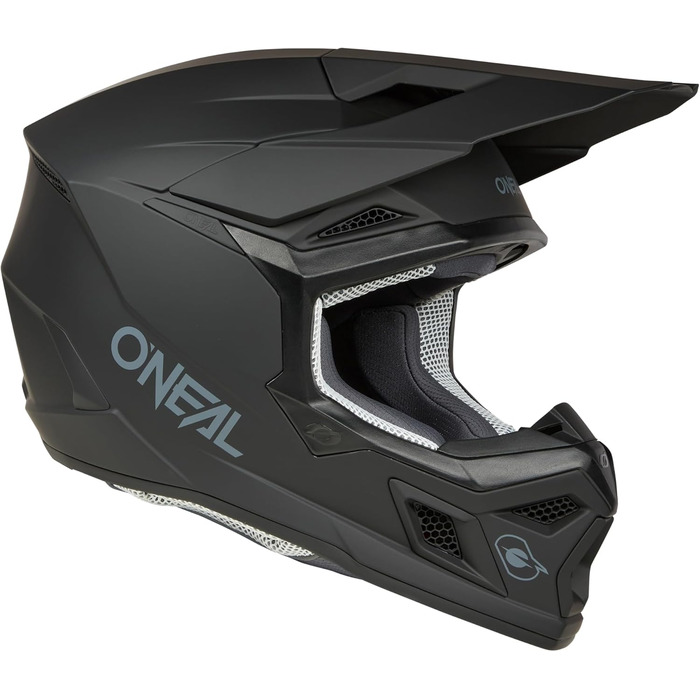 Мотокросовий шолом O'NEAL 3SRS Youth SOLID V.24 для підлітків, ABS, вентиляція, чорний