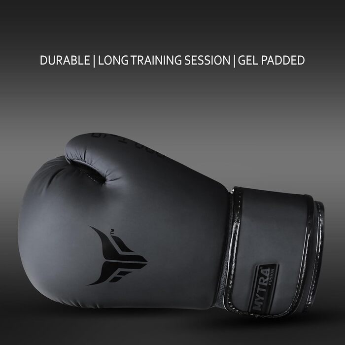 Жіночі боксерські рукавички MMA Training Punching Kickboxing Gloves (16 унцій, чорні)