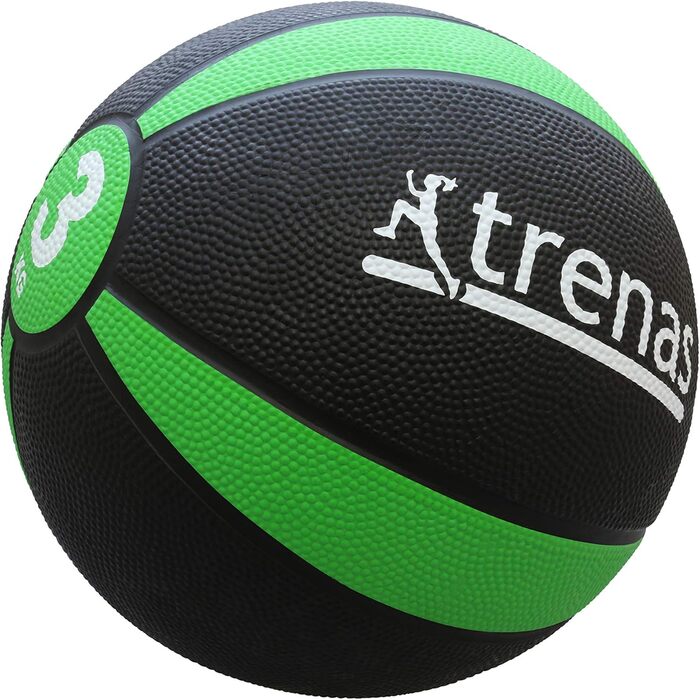 Трени Medicine Ball PRO - 1,5 кг - 1 кг - 2 кг - 3 кг - 4 кг - 5 кг 3 КГ - Зелений