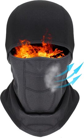 Маска флісова Voofly Balaclava Windproof Ski Black