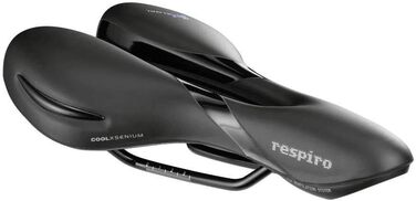 Сідло жіноче Selle Royal Respiro Soft Moderate чорне для трекінгу