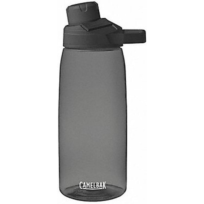 Пляшка для води CAMELBAK Chute Mag 1 л, чорна (Charcoal), спортивна, з кришкою на магніті