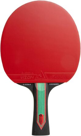 Настільний тенісний ракетка JOOLA RED Carbon Control з вуглецевим шаром, накладками Vizon та магнітною коробкою