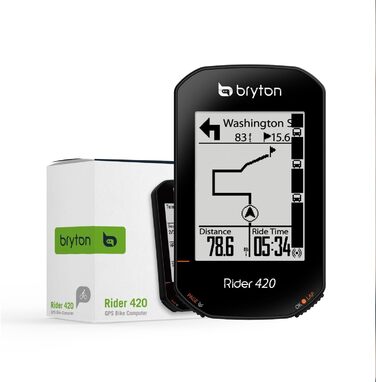 Велокомп'ютер Bryton Rider 420E GPS (бездротовий, лише пристрій)