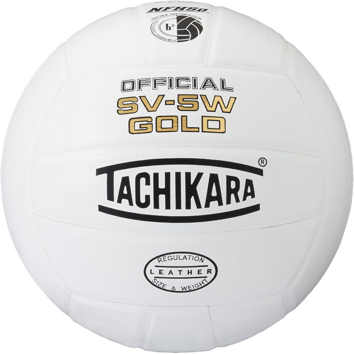 Преміум волейбольний м'яч Tachikara SV5W Gold зі шкіри для змагань