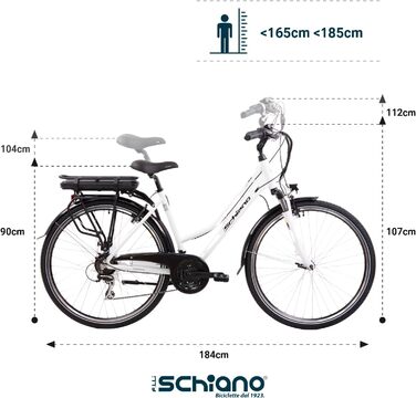 Електровелосипед  E-Bike Pedelec, 25 км/год, з аксесуарами, 28", Для дорослих