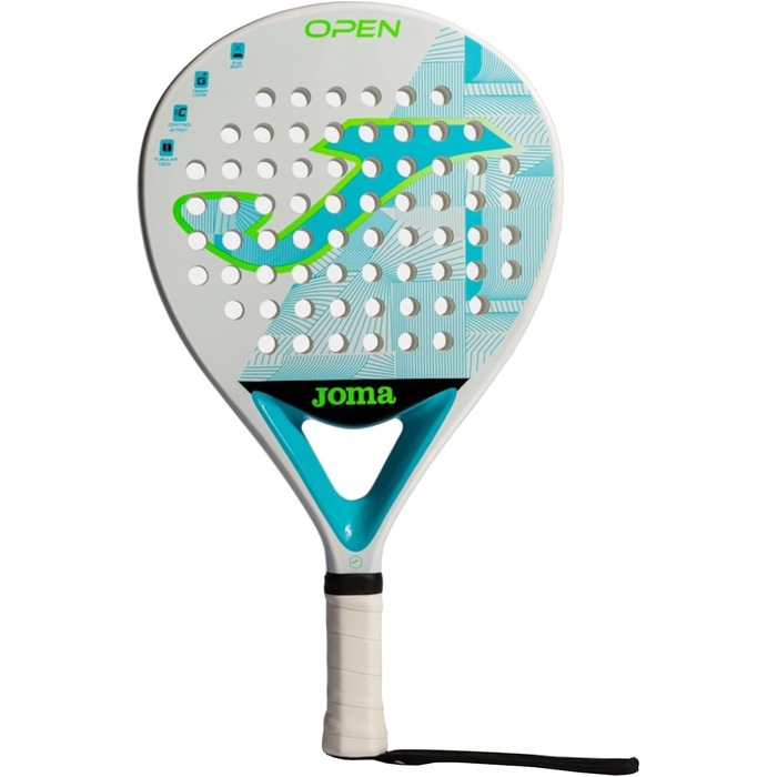 Ракетка Joma Open Padel 400814-216, біла, унісекс, One Size EU