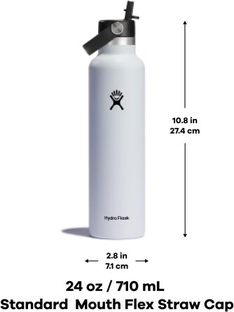 Пляшка Hydro Flask 680 мл з кришкою Flex Cap/соломинка Indigo/Mandala