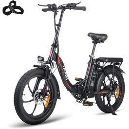 Велосипед Fafrees F20 Fatbike E-Bike 36V 16AH 250W (чорний)