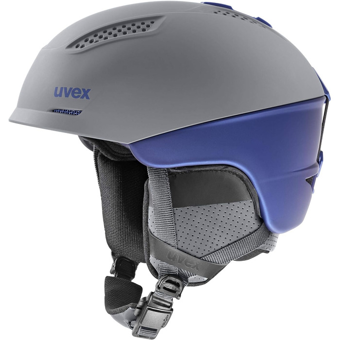 Гірськолижний шолом Uvex Unisex Adult Ultra Pro (сірий/чорнило, 59-61 см)