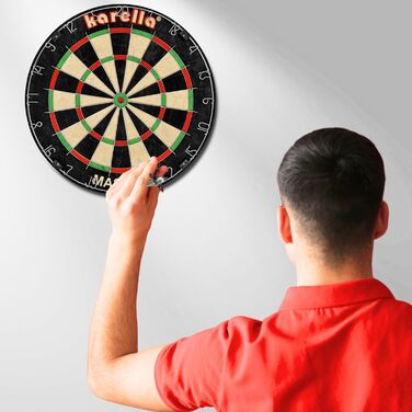 Майстер-набір Karella Dartboard турнірна дошка, 2 набори дротиків