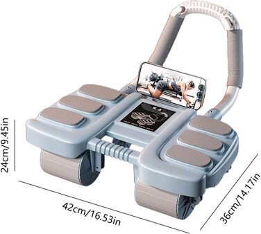 Валик для м'язів живота, колесо з відскоком, тренажер для дому