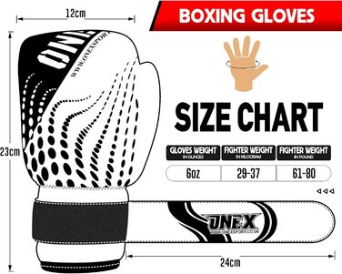 Боксерські рукавички 2oz та 6oz для боксерського мішка, спарингу, MMA, Муай Тай, кікбоксингу, тренувань, нітрилові, білі