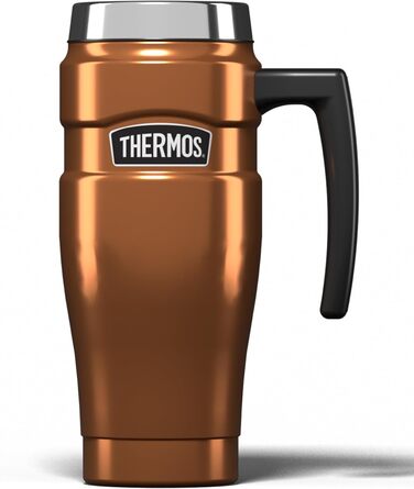 Термокружка Thermos SK1000, нержавіюча сталь, коричнева, 470 мл