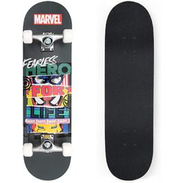 Скейтборд дерев'яний MARVEL Fearless 79x20x10см Alu-Achse (9984)