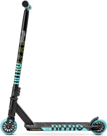 Трюковий самокат Glide для фрістайлу, ABEC 9, 100мм колеса, алюмінієва дека 6061, вага 3,3 кг, навантаження до 100 кг