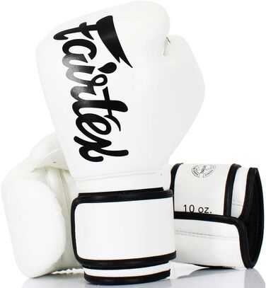 Боксерські рукавички Fairtex BGV-14 білі, мікрофібра, 12 унцій для ММА Муай Тай