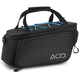 Велосипедна багажна сумка acid Trunk City 8+16 л Rilink, чорна