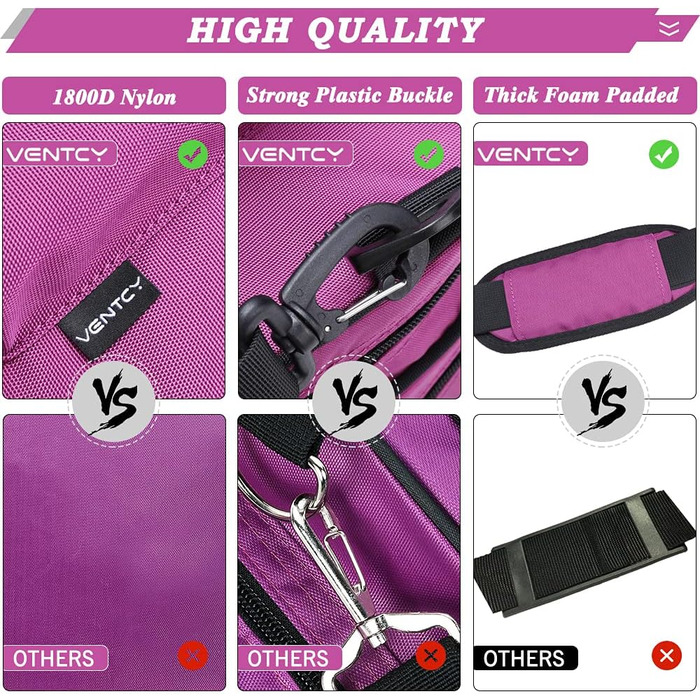 Сумка для черевиків VENTCY Inline & Ski (EU 28-43), фіолетова