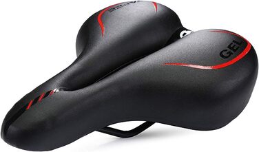 Універсальне велосипедне сідло UNISTRENGH Big Bum із силіконовим гелем, широке, з амортизацією, для круїзерів та міських велосипедів
