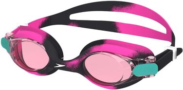 Дитячі плавальні окуляри Speedo, 3 шт., яскраві принти, багатоколірні (синій/фіолетовий, рожевий/чорний)