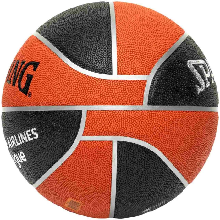 Баскетбольні м'ячі Spalding 77101Z чорний/помаранчевий р.7