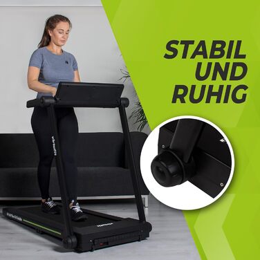 Складана бігова доріжка Run Fit для дому з нахилом, 150 кг, Walking Pad