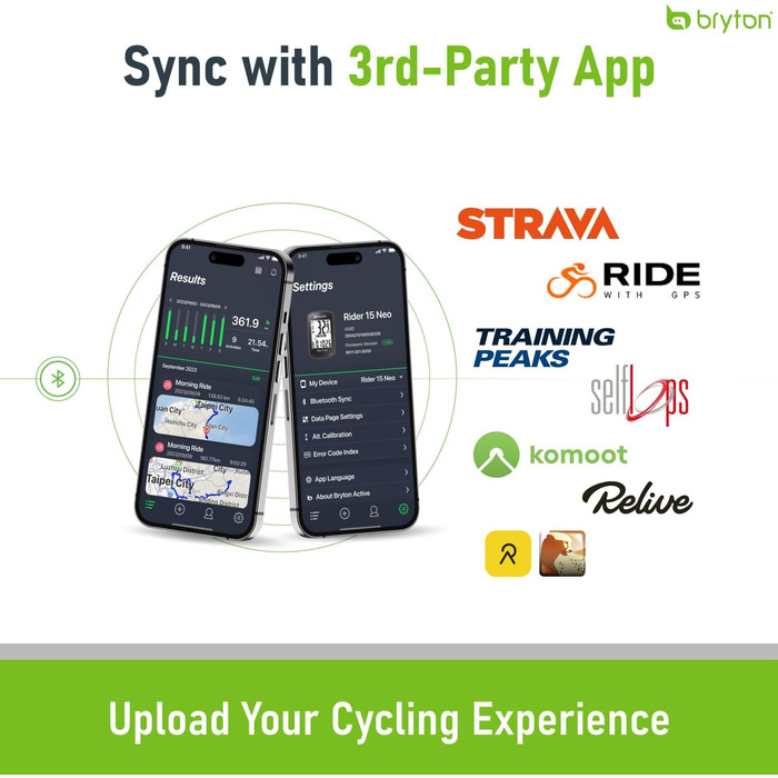 Велокомп'ютер Bryton Rider 420/15NEO GPS (Rider 15 neo)