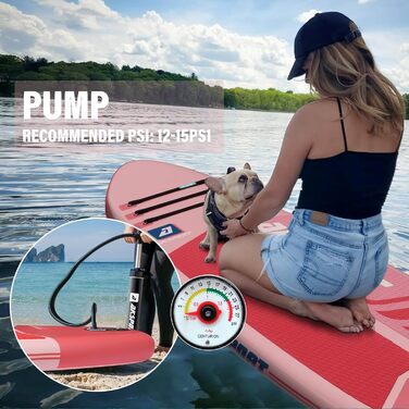 Надувна SUP-дошка AKSPORT з повним комплектом, широка стійка конструкція, нековзка поверхня, для підлітків і дорослих