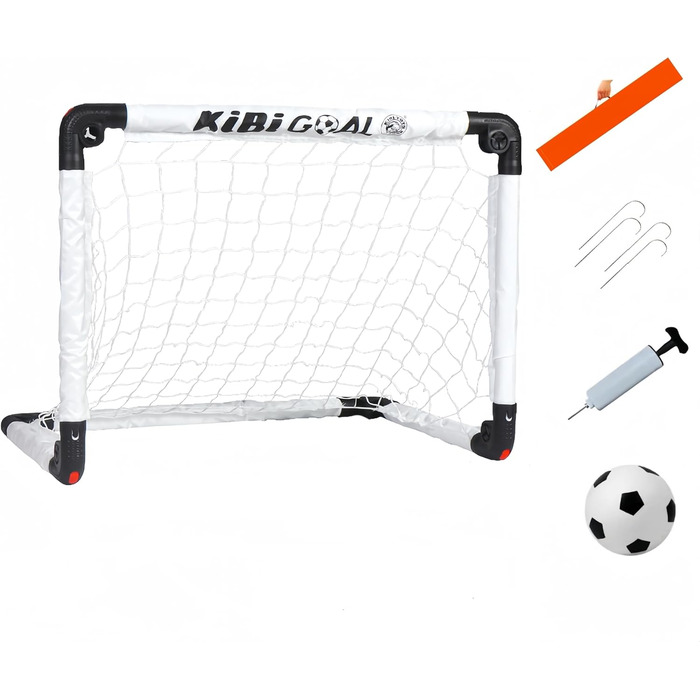 Ворота дитячі KiBiGOAL 60x45/90x60/115x80см для приміщень і вулиці