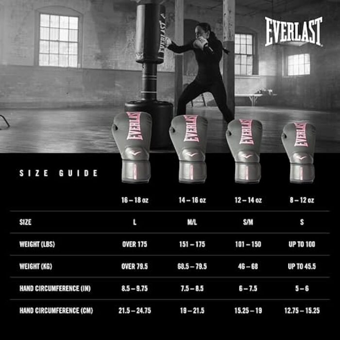 Жіночі боксерські рукавички Everlast Elite Prostyle 12oz, сірі/рожеві