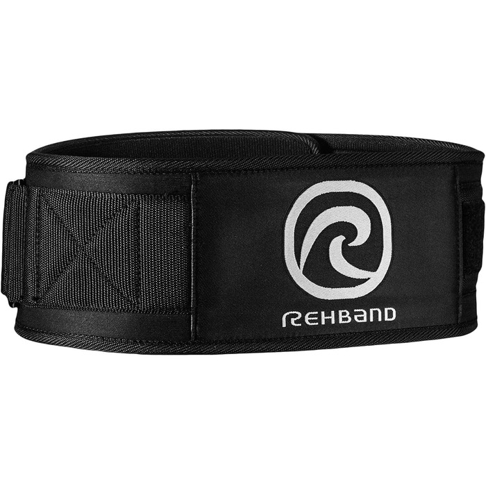 Пояс для важкої атлетики Rehband чоловіки та жінки чорний, Підйомний пояс для пауерліфтингу, бодібілдингу та важкої атлетики, Пояс для важких тренувань Black M