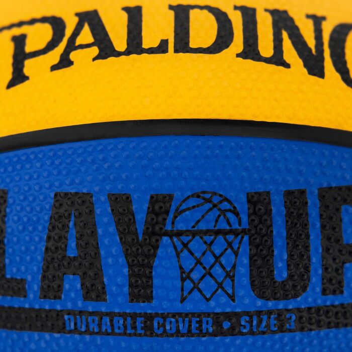 Відкритий баскетбольний м'яч Spalding Lay-Up Mini 55,9 см (версія 2022, міні-розмір 22', синій / помаранчевий)