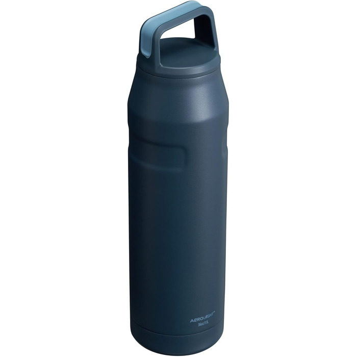 Термобутилка Stanley IceFlow 1 л з кришкою та ручкою, ізольована, нержавіюча сталь, BPA-free, синя, для спорту і подорожей