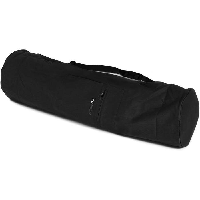 Сумка для йоги Yogistar Yogibag Basic - Блискавка - Дуже велика - Бавовна - 80 см Чорний