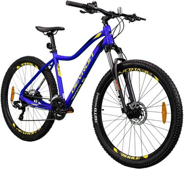 Гірський велосипед Devron RM1.7W, хардтейл алюміній, Shimano 3x8, 27.5 дюймів, дискове гальмо, універсальний гірський велосипед для авантюрних жінок Blue L