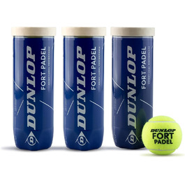 Падельні м'ячі Dunlop Fort Padel для турнірів, FIP сертифікат