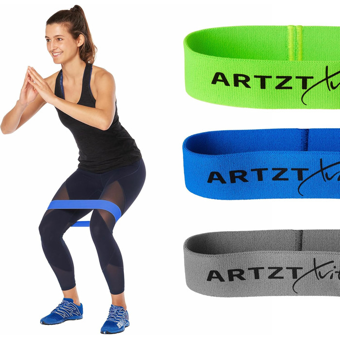 Текстиль ARTZT vitality Theraband Loop Фітнес-гумка 3 Сильні сторони