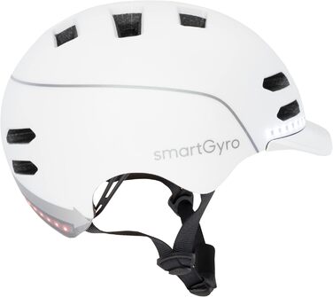 Смарт-шолом SMARTGYRO HEMET PRO Білий M Розумний шолом