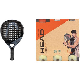 Ракетка Padel на голову Evo Speed 2023, чорна (ракетка Padel Padel Ball)