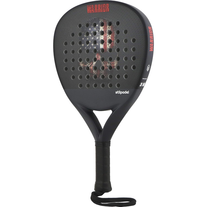 Ракетка Warrior Carbon Padel, 3 K, ромбоподібна форма, з сумкою