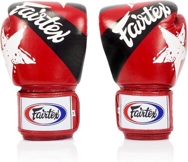 Спаринги Fairtex Муай Тай, унісекс, червоно-чорні