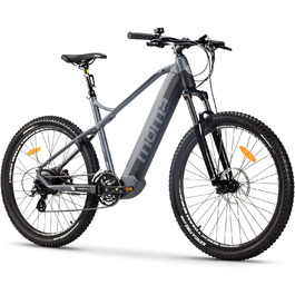 Велосипеди Moma E-MTB 27,5' SHIMANO 24G, гідр. гальма, акум. 48В 13Ач