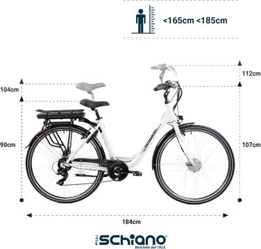 Електровелосипед  E-Bike Pedelec 28" 36В Білий, 25 км/год