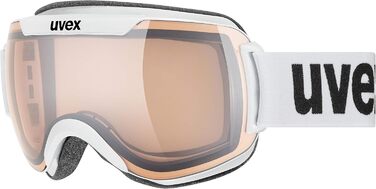 Гірськолижні окуляри Uvex Unisex Downhill 2000 V () One size білий/сріблясто-прозорий