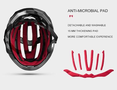 Шолом MTB Шосейний PCEPS Магнітна пряжка зелена L(58-63CM)