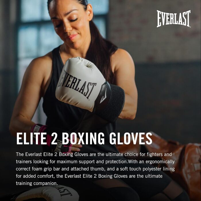 Жіночі боксерські рукавички Everlast Elite Prostyle 16oz, темно-сині
